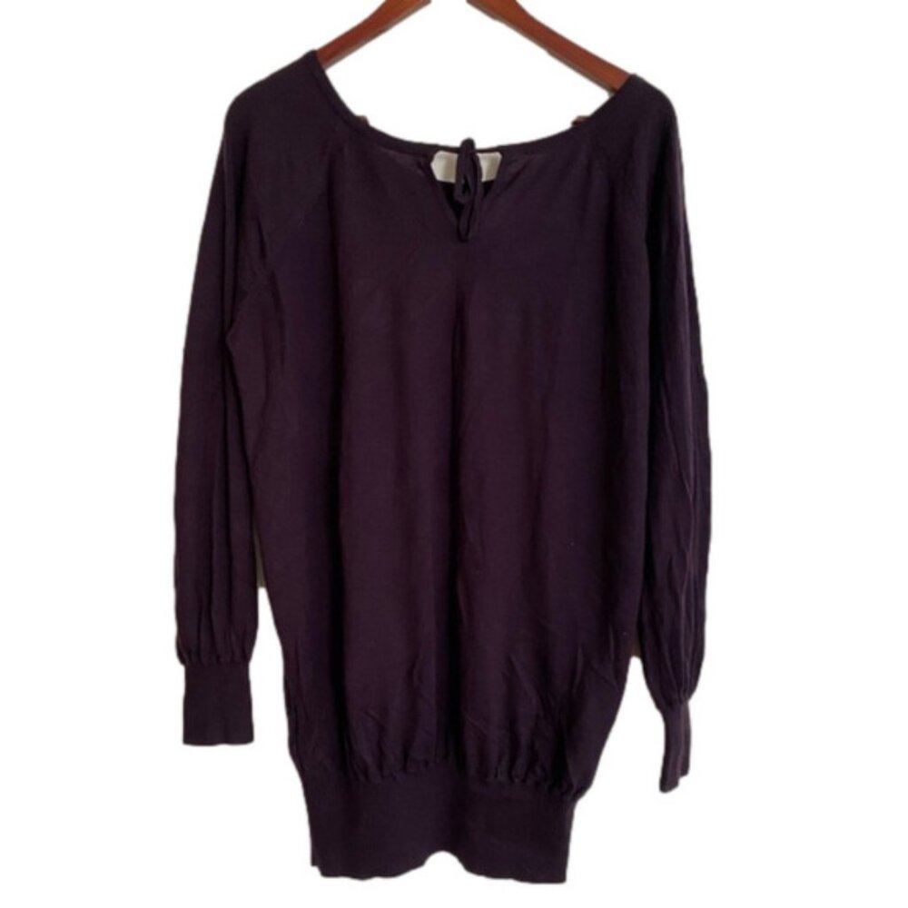 LADYS Size X 14/16 Deep Purple Lightweight Ladys Sweater, EUC